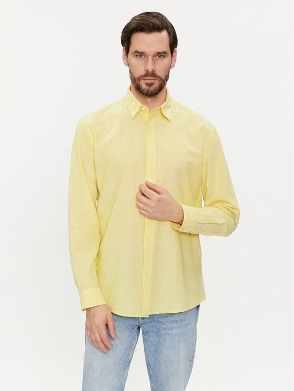 Selected Homme Selected Homme Košulja 16079052 Žuta Regular Fit