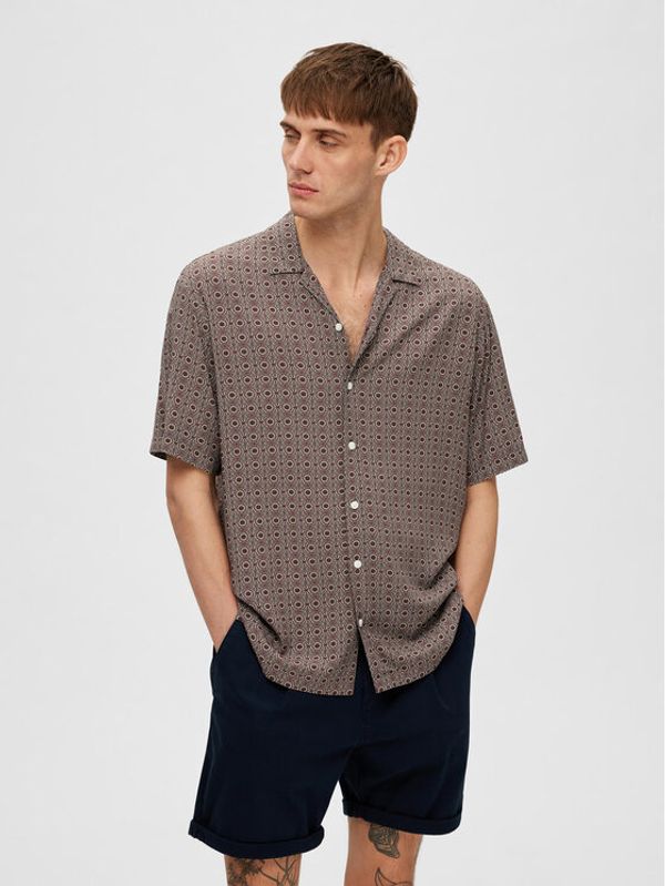 Selected Homme Selected Homme Košulja 16088360 Smeđa Relaxed Fit