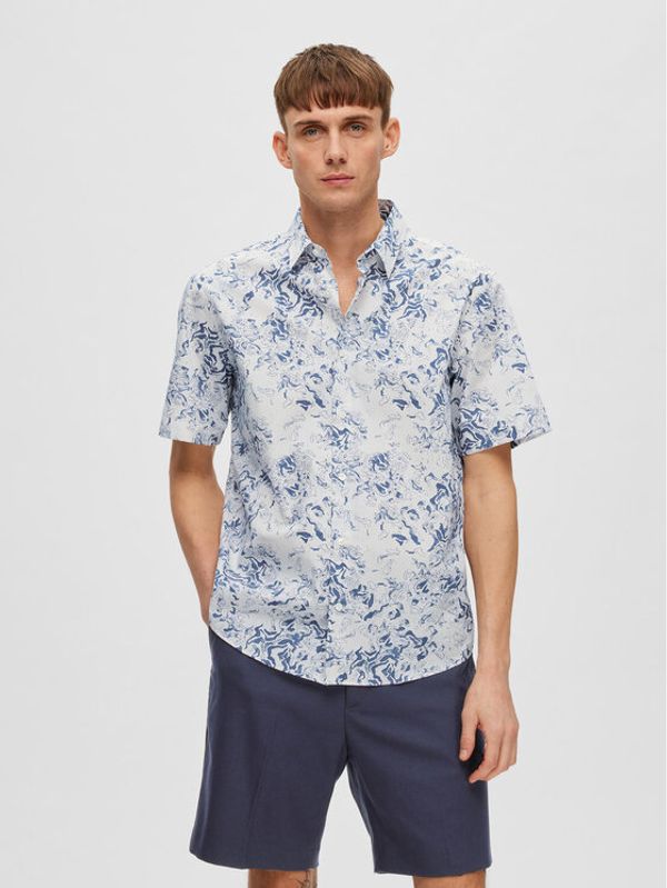Selected Homme Selected Homme Košulja 16088361 Plava Relaxed Fit
