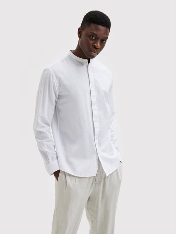 Selected Homme Selected Homme Košulja New Linen 16079054 Bijela Regular Fit