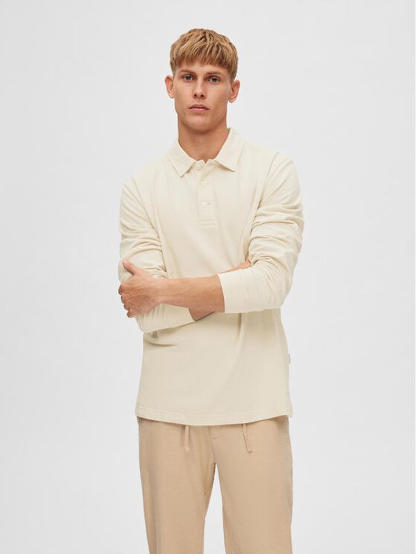 Selected Homme Selected Homme Polo 16088553 Bež Regular Fit
