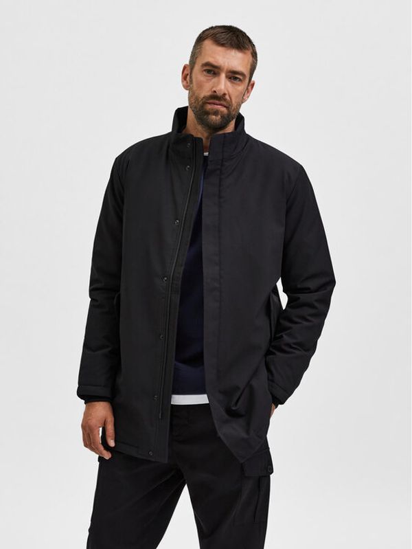 Selected Homme Selected Homme Prijelazna jakna Peel 16084885 Crna Regular Fit