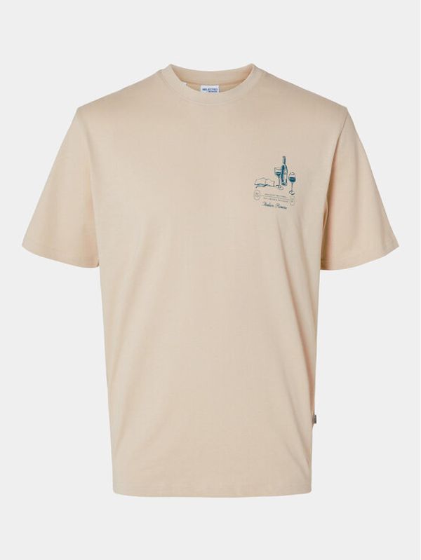 Selected Homme Selected Homme T-shirt Slhrelaxaries 16094014 Siva Relaxed Fit