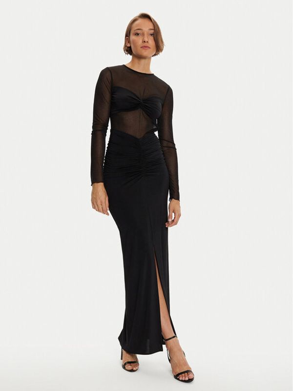Simona Corsellini Simona Corsellini Večernja haljina A24CEAB060 Crna Slim Fit
