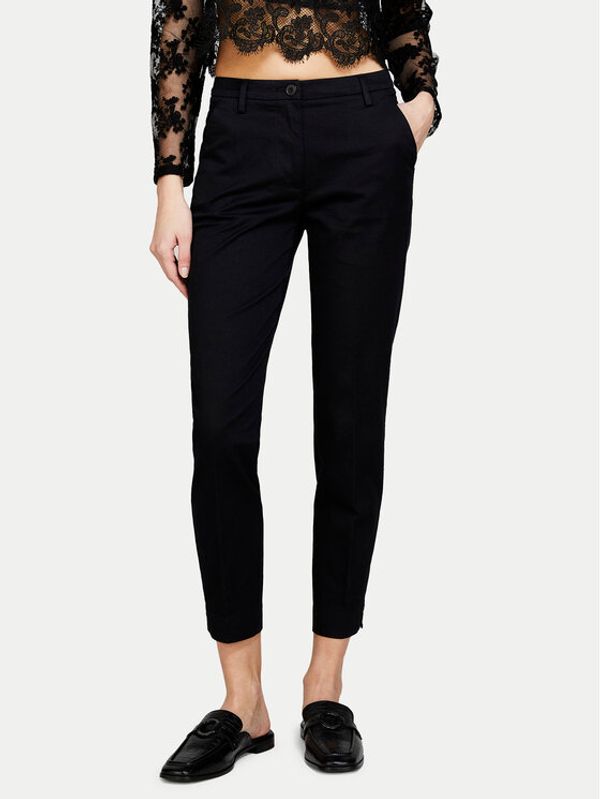 Sisley Sisley Chino 4BYW55AH6 Crna Regular Fit