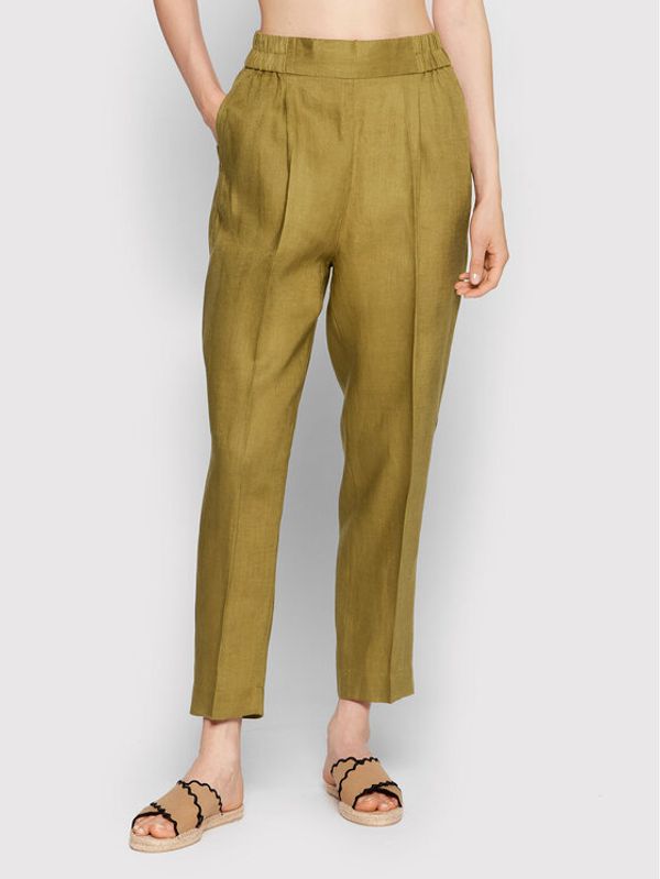 Sisley Sisley Hlače 4AGHLF00S Zelena Regular Fit