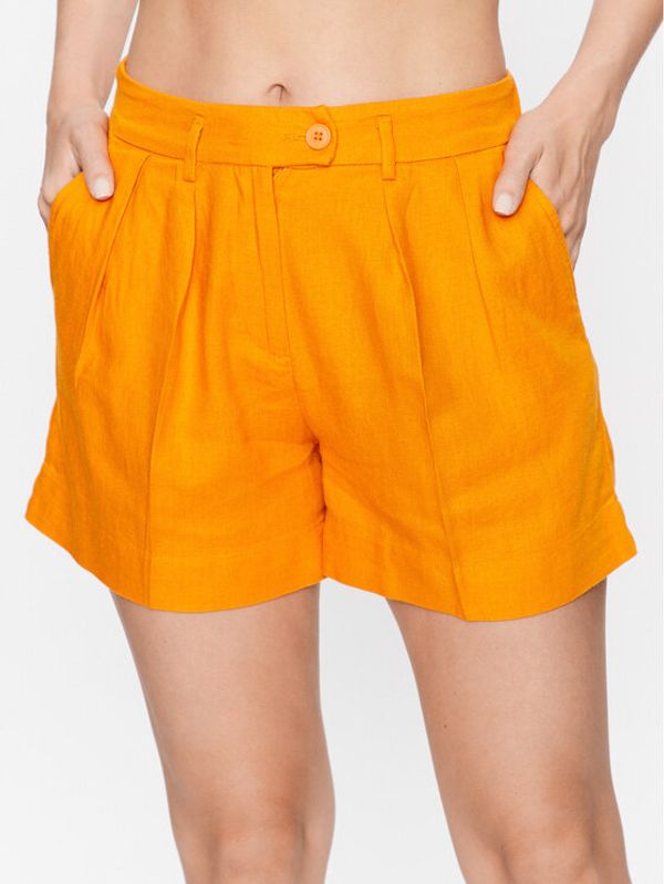 Sisley Sisley Kratke hlače 484QL900Q Narančasta Regular Fit