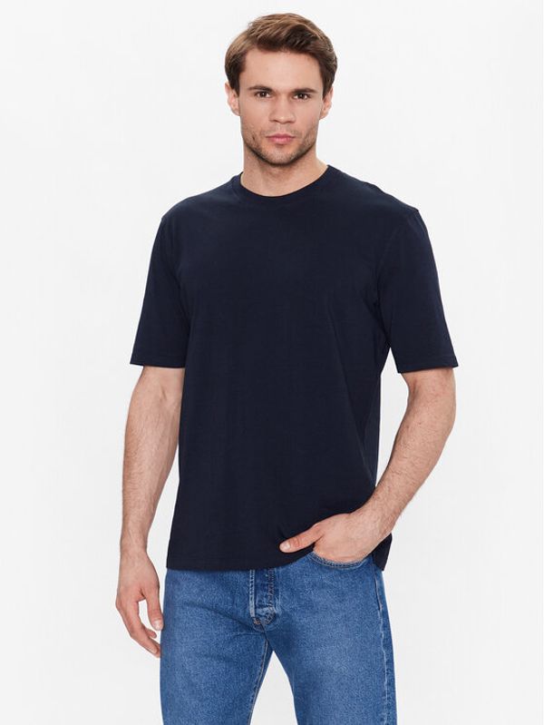 Sisley Sisley T-shirt 3I1XS101J Tamnoplava Regular Fit