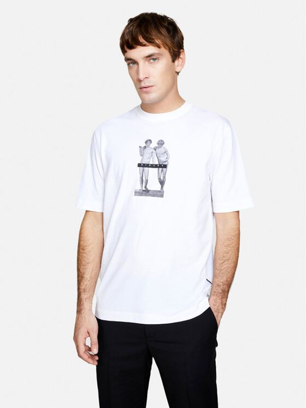Sisley Sisley T-shirt 3I1XS103I Bijela Regular Fit