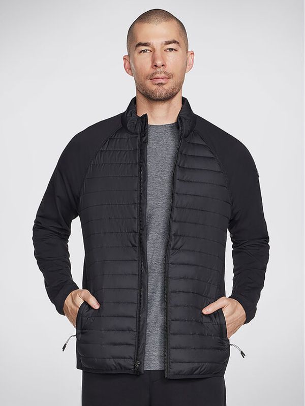 Skechers Skechers Prijelazna jakna Goshield Hybrid Jacket JA23 Crna Regular Fit