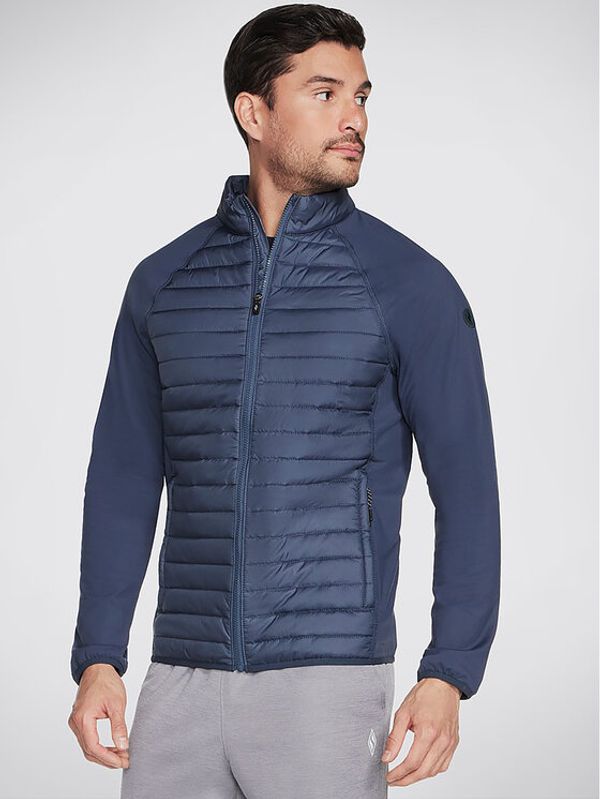 Skechers Skechers Prijelazna jakna Goshield Hybrid Jacket JA23 Tamnoplava Regular Fit