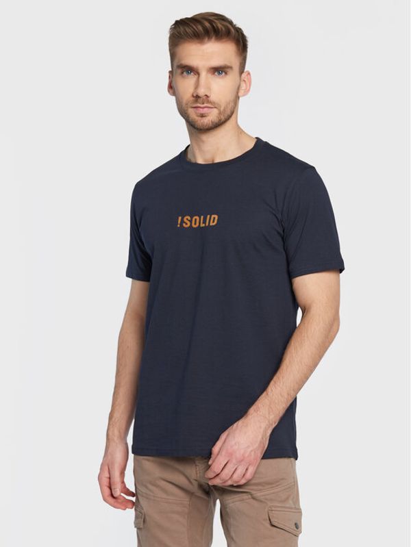 Solid Solid T-shirt Daniels 21107463 Tamnoplava Regular Fit