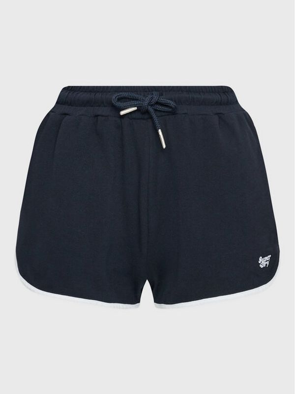 Superdry Superdry Sportske kratke hlače Vintage Stripe Racer W7110318A Tamnoplava Regular Fit