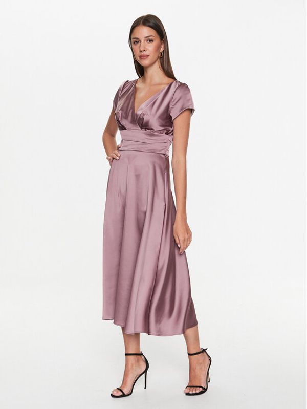 Swing Swing Koktel haljina 5AE05200 Ljubičasta Regular Fit