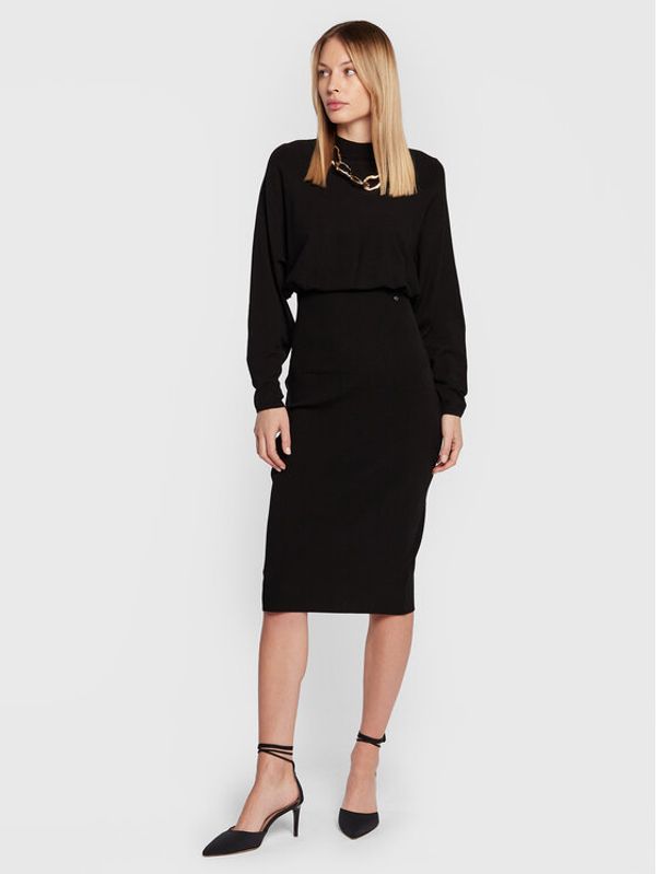 Ted Baker Ted Baker Džemper haljina Alice 255069 Crna Slim Fit