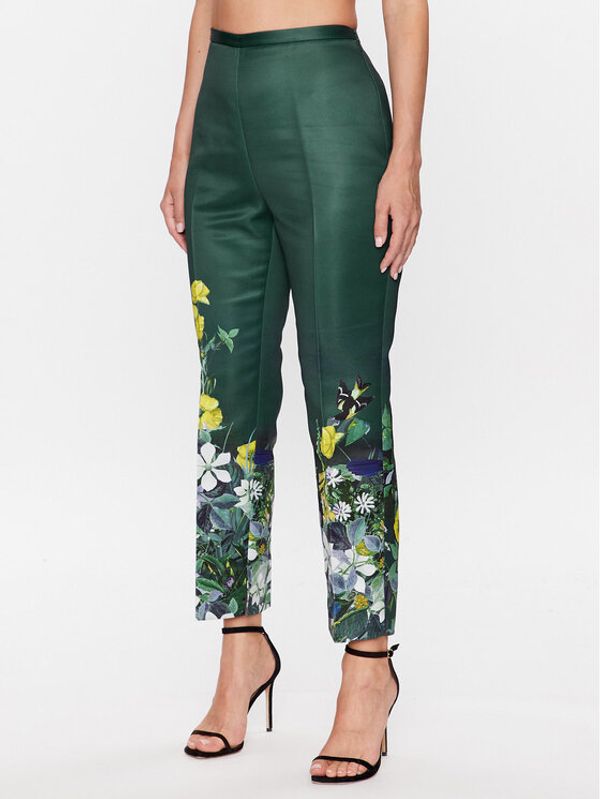 Ted Baker Ted Baker Hlače Aikaat 270364 Zelena Regular Fit