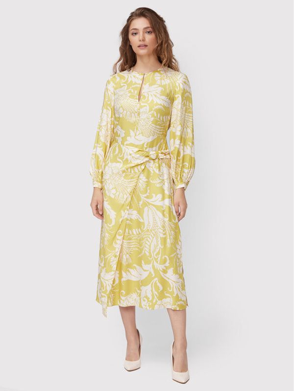 Ted Baker Ted Baker Koktel haljina Saraiy 261810 Žuta Regular Fit