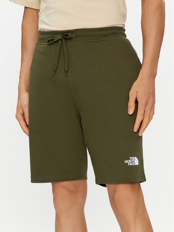 The North Face The North Face Sportske kratke hlače Graphic NF0A3S4F Zelena Regular Fit