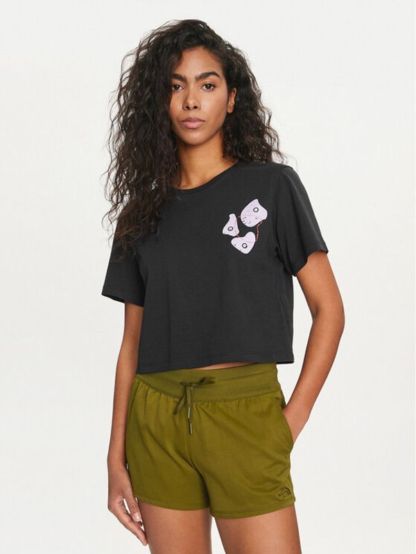 The North Face The North Face T-shirt NF0A87FJ Crna Regular Fit