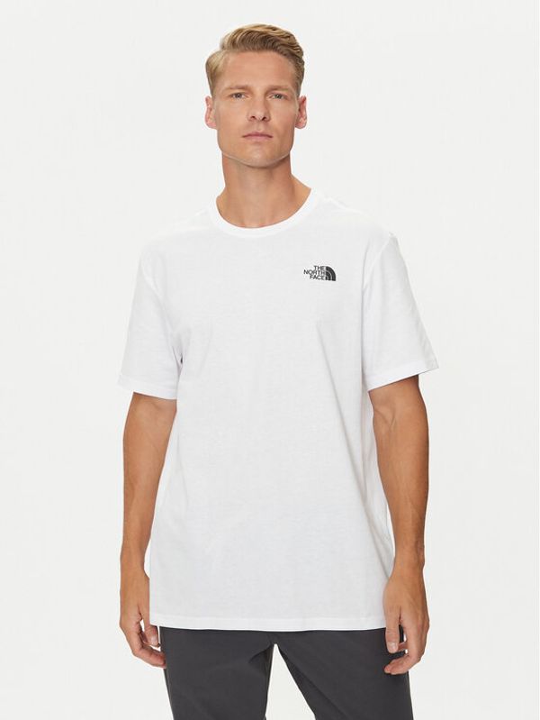The North Face The North Face T-shirt Redbox NF0A2TX2 Bijela Regular Fit