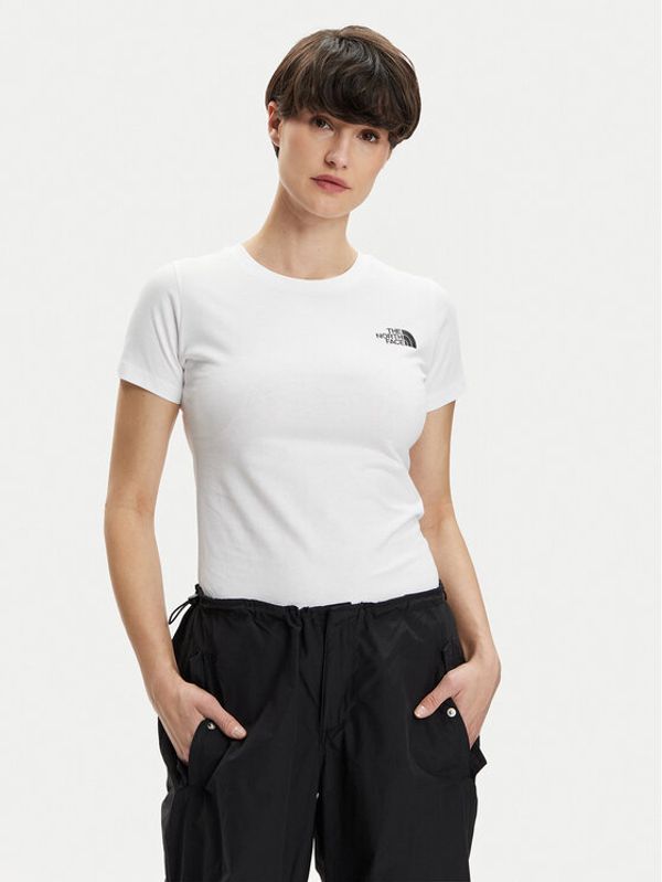 The North Face The North Face T-shirt Redbox NF0A87NM Bijela Regular Fit