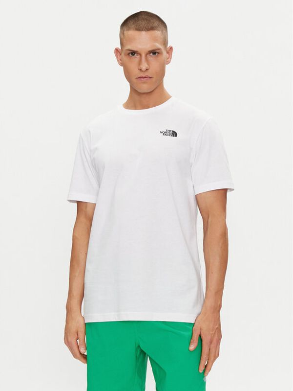 The North Face The North Face T-shirt Redbox NF0A87NV Bijela Regular Fit