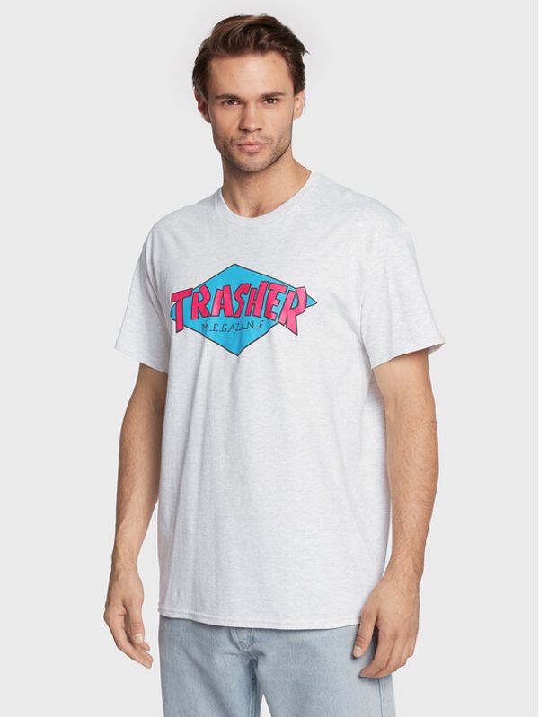 Thrasher Thrasher T-shirt Trasher Siva Regular Fit
