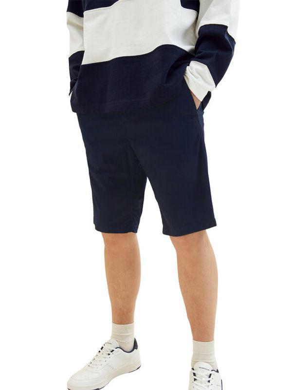 Tom Tailor Tom Tailor Kratke hlače 1035037 Tamnoplava Slim Fit