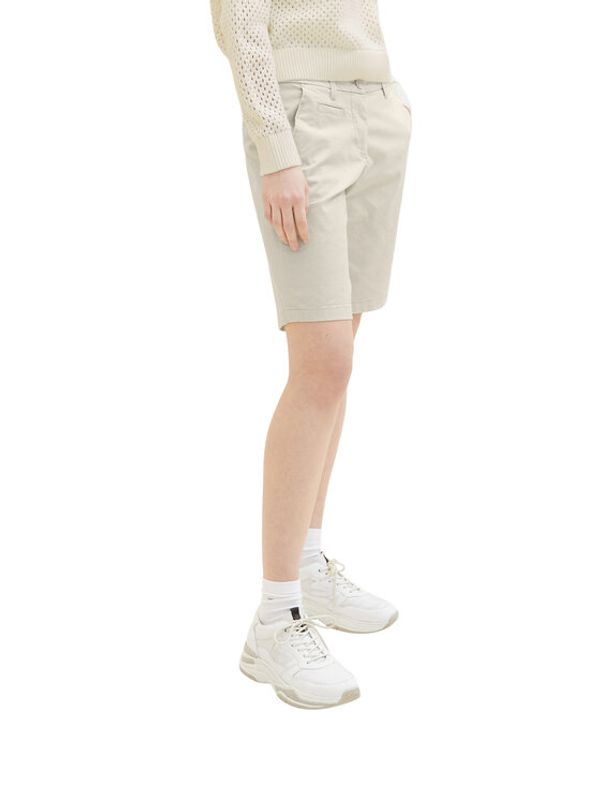 Tom Tailor Tom Tailor Kratke hlače 1035499 Bež Regular Fit