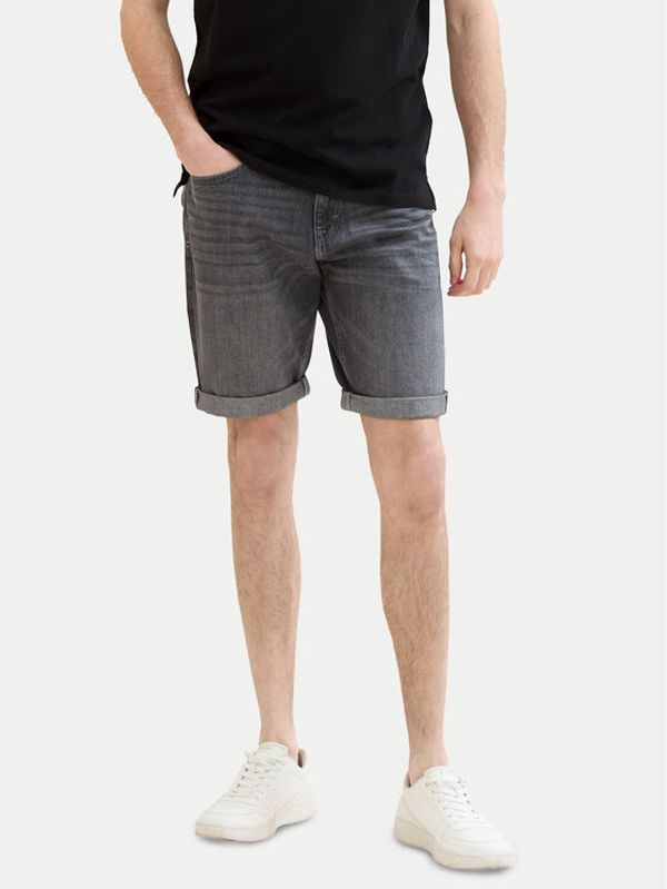Tom Tailor Tom Tailor Kratke traperice 1040194 Siva Regular Fit