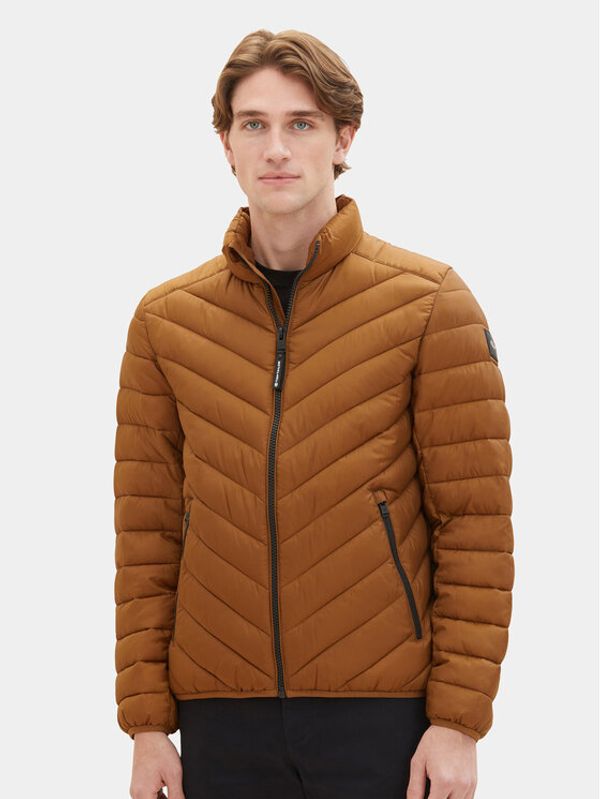 Tom Tailor Tom Tailor Pernata jakna 1036073 Smeđa Regular Fit