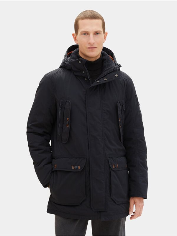 Tom Tailor Tom Tailor Prijelazna jakna 1037356 Crna Regular Fit