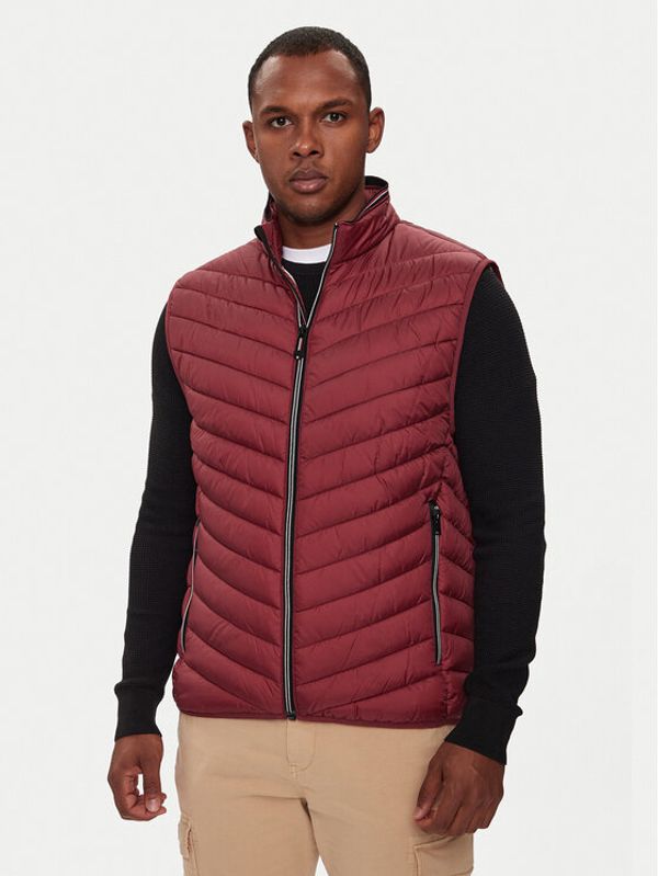 Tom Tailor Tom Tailor Prsluk 1041310 Crvena Regular Fit