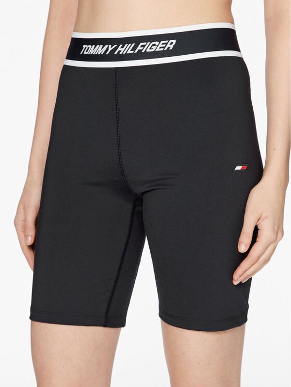 Tommy Hilfiger Tommy Hilfiger Biciklističke hlače Tape S10S101704 Tamnoplava Slim Fit