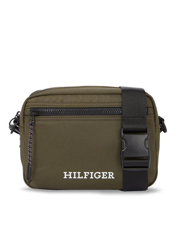 Tommy Hilfiger Tommy Hilfiger Crossover torbica Th Monotype Ew Reporter AM0AM11546 Zelena