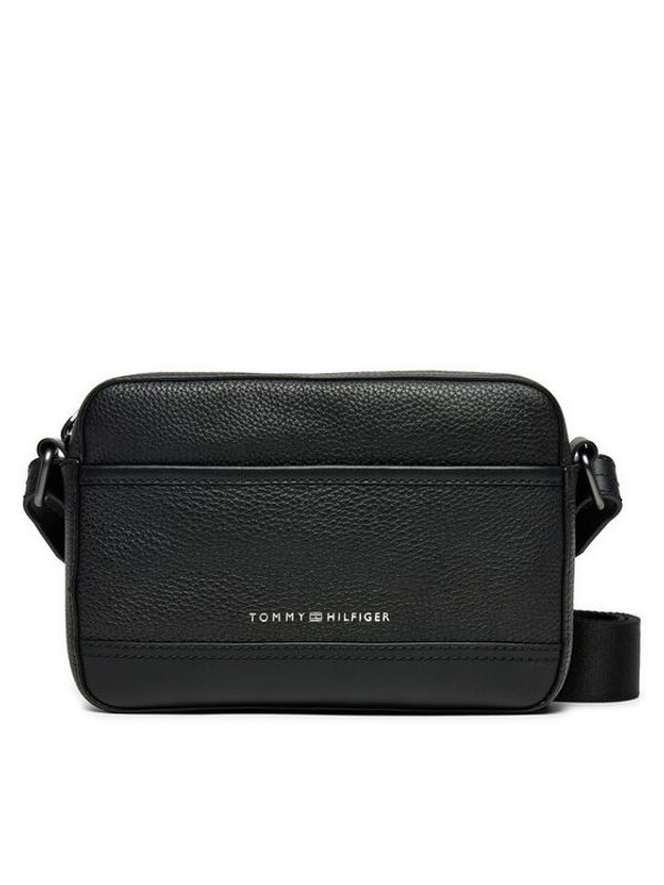 Tommy Hilfiger Tommy Hilfiger Crossover torbica Th Premium Leather AM0AM13148 Crna