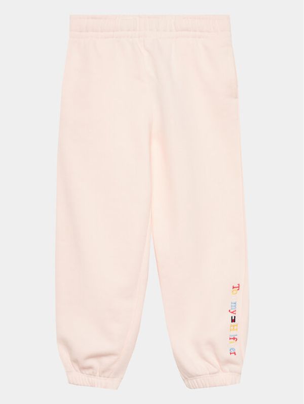 Tommy Hilfiger Tommy Hilfiger Donji dio trenerke KG0KG07232 D Ružičasta Regular Fit