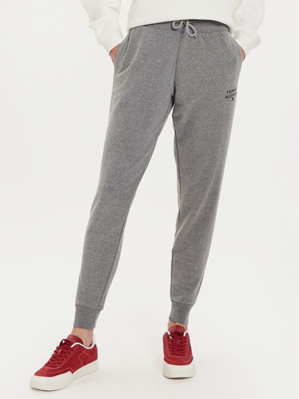 Tommy Hilfiger Tommy Hilfiger Donji dio trenerke UW0UW04522 Siva Regular Fit