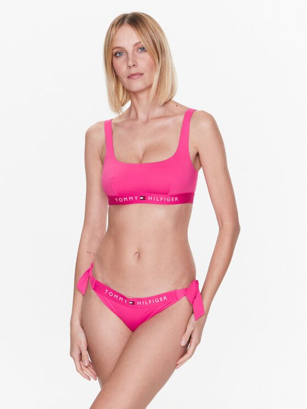 Tommy Hilfiger Tommy Hilfiger Gornji dio kupaćeg kostima UW0UW04108 Ružičasta
