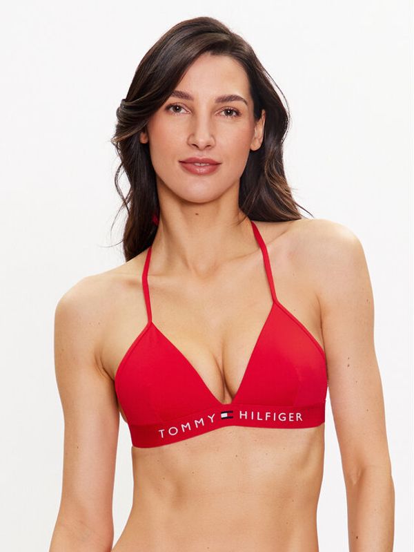 Tommy Hilfiger Tommy Hilfiger Gornji dio kupaćeg kostima UW0UW04109 Crvena