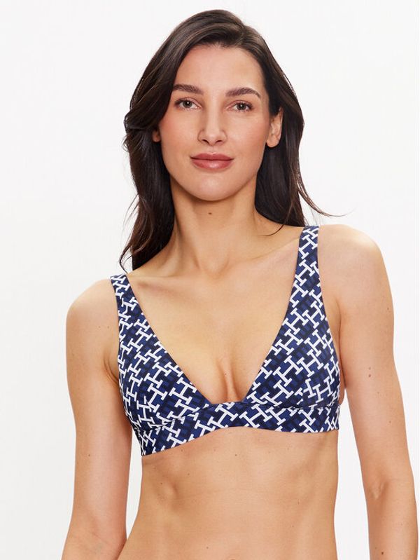 Tommy Hilfiger Tommy Hilfiger Gornji dio kupaćeg kostima UW0UW04112 Tamnoplava