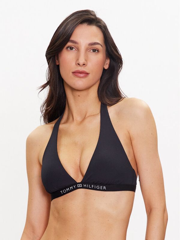 Tommy Hilfiger Tommy Hilfiger Gornji dio kupaćeg kostima UW0UW04139 Crna