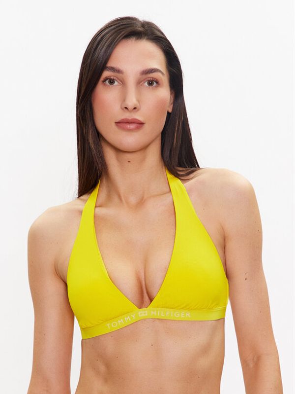 Tommy Hilfiger Tommy Hilfiger Gornji dio kupaćeg kostima UW0UW04139 Žuta