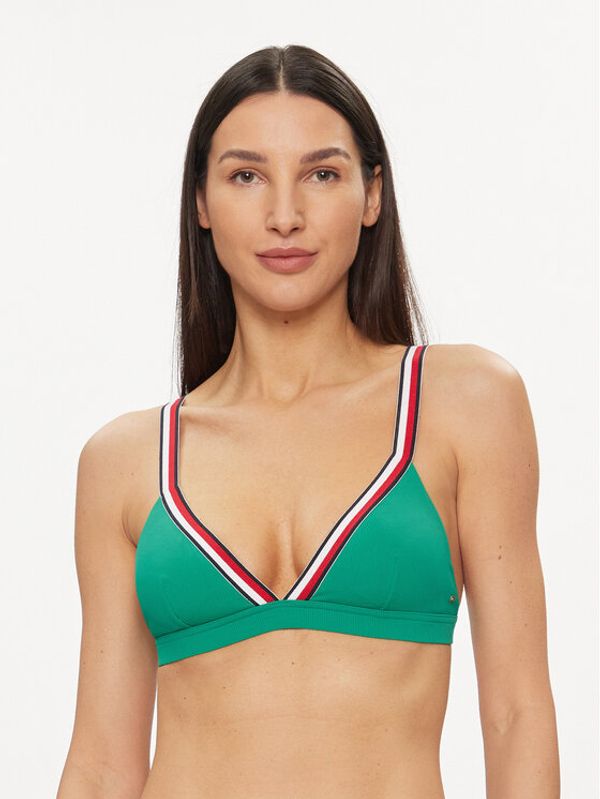 Tommy Hilfiger Tommy Hilfiger Gornji dio kupaćeg kostima UW0UW05290 Zelena