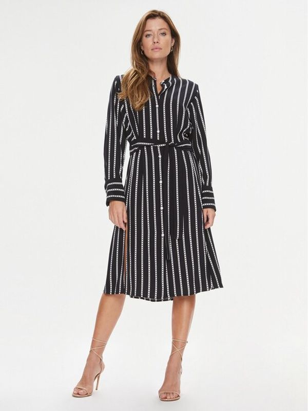 Tommy Hilfiger Tommy Hilfiger Haljina košulja Argyle Stripe WW0WW40365 Tamnoplava Regular Fit