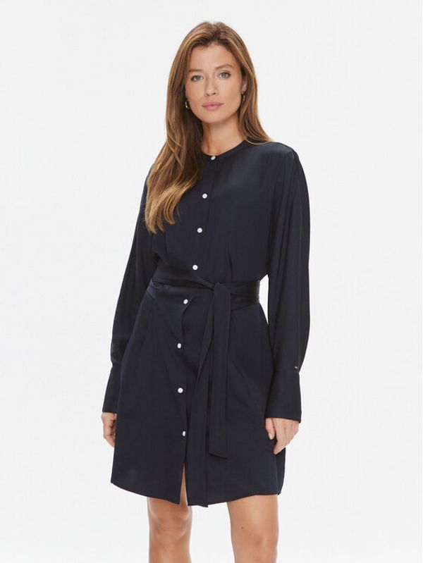 Tommy Hilfiger Tommy Hilfiger Haljina košulja WW0WW40245 Tamnoplava Regular Fit