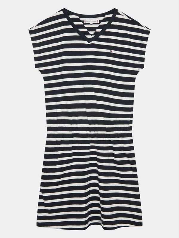Tommy Hilfiger Tommy Hilfiger Haljina za svaki dan Breton KG0KG07185 D Tamnoplava Regular Fit
