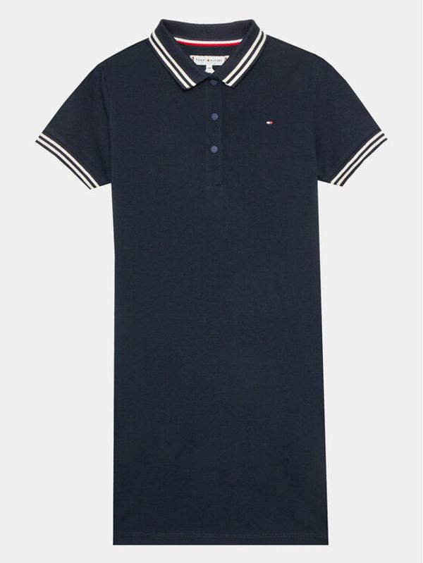 Tommy Hilfiger Tommy Hilfiger Haljina za svaki dan Essential KG0KG07193 Tamnoplava Regular Fit