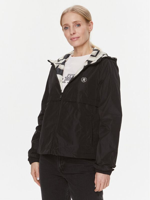Tommy Hilfiger Tommy Hilfiger Jakna protiv vjetra WW0WW41163 Crna Regular Fit