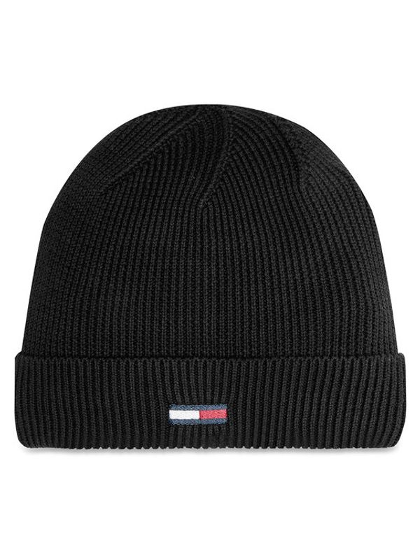 Tommy Hilfiger Tommy Hilfiger Kapa Elongated Flag AW0AW16777 Crna